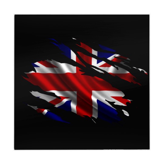 United Kingdom Ripped Flag Mahjong Mats