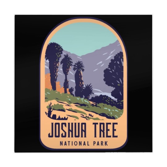 Joshua tree national park retro design Mahjong Mats