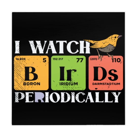 Bird Watching Birds Periodic Table Bird Watcher Mahjong Mats