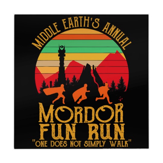 Mordor Fun Run One läuft nicht einfach Vintage Mahjong Mats