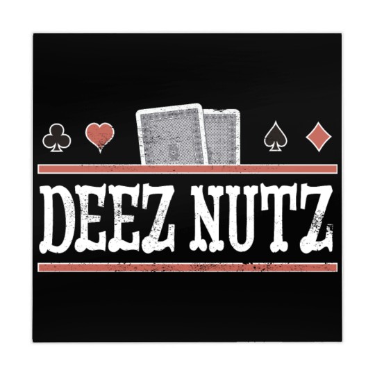 Deez Nuts Funny Poker Player Mahjong Mats