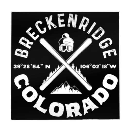 Breckenridge Colorado, Skiing Mahjong Mats