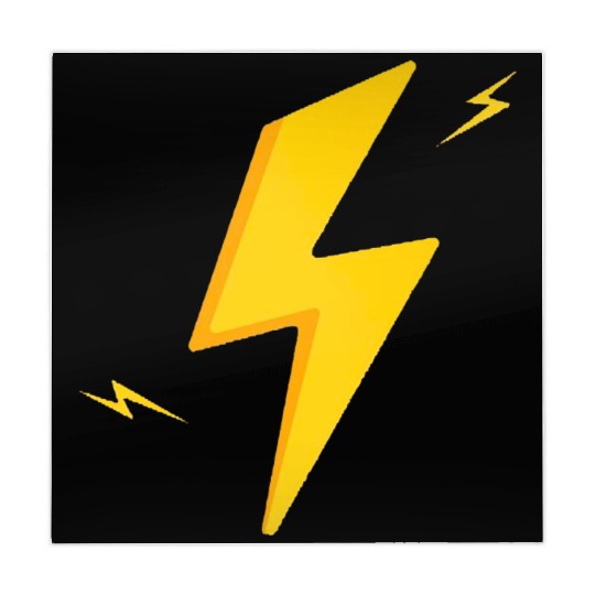 Cute lightning bolt Mahjong Mats