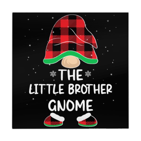 Christmas The Little Brother Gnome Buffalo Plaid Mahjong Mats