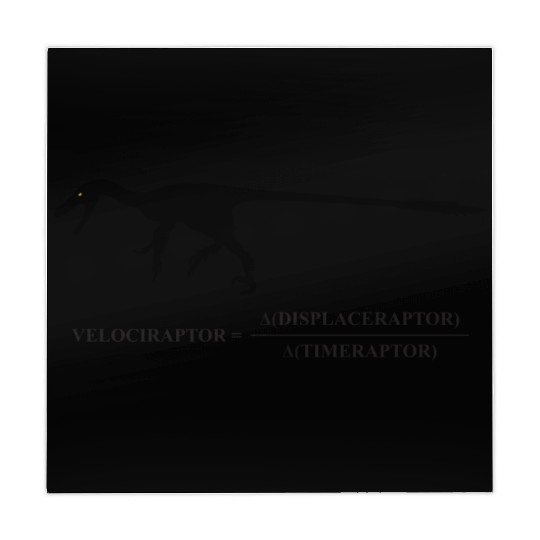 Velociraptor Science Joke Mahjong Mats