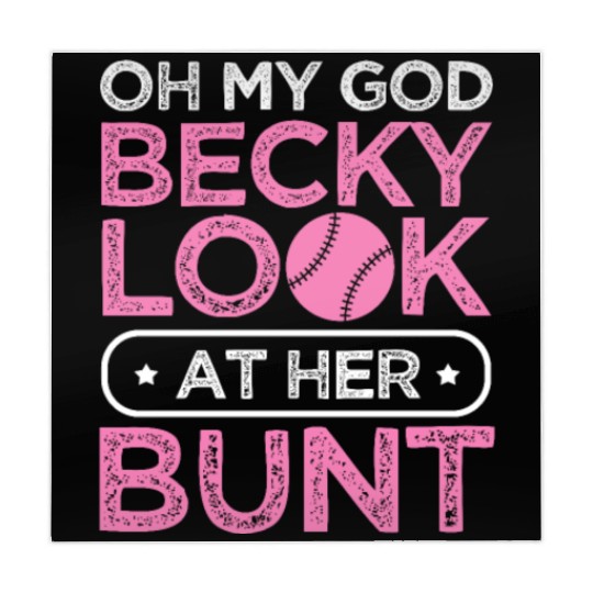 Oh My God Becky Look At Her Bunt, Softball Girl Mahjong Mats