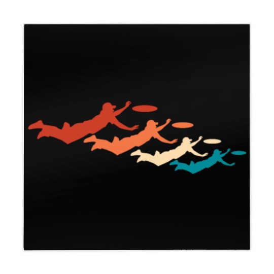 Ultimate Frisbee Retro Vintage Mahjong Mats