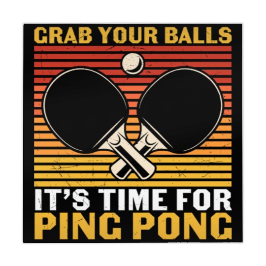 Ping Pong Lovers - Table Tennis - Ping Pong Saying Mahjong Mats