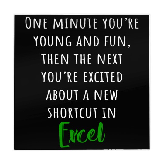 You´re excited about a new shortcut in EXCEL Mahjong Mats