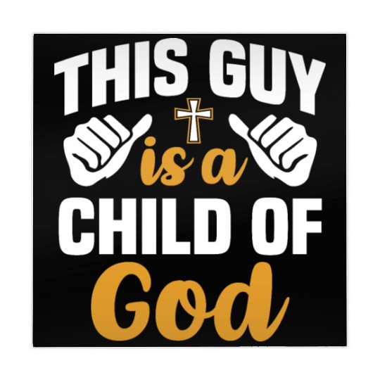 Guy Child of God Christian Religious Apparel Mahjong Mats