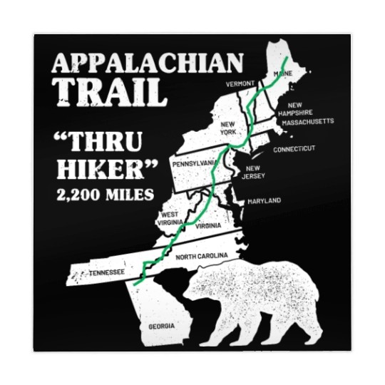 Thruh Hiker, Appalachian Trail - US Trail Mahjong Mats