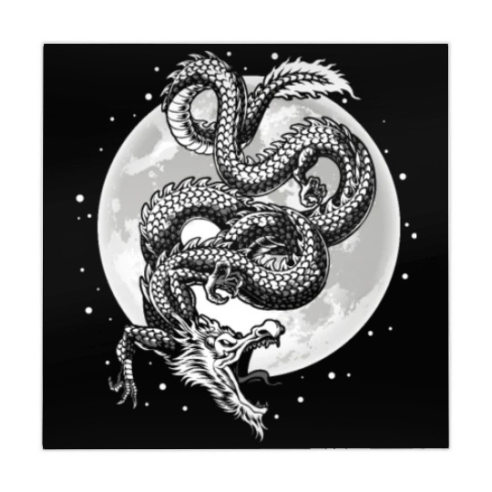 Chinese And Japanese Dragon Mahjong Mats