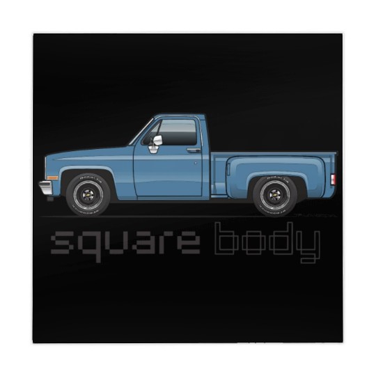 Square Body Blue Mahjong Mats