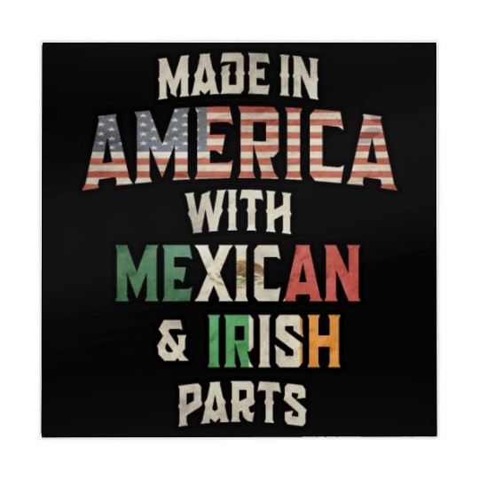 Mexican And Irish Made In America Mix Heritage Vin Mahjong Mats