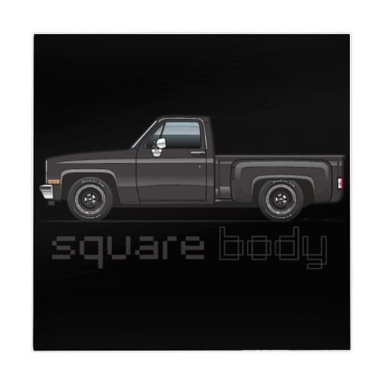 Square Body Black Mahjong Mats