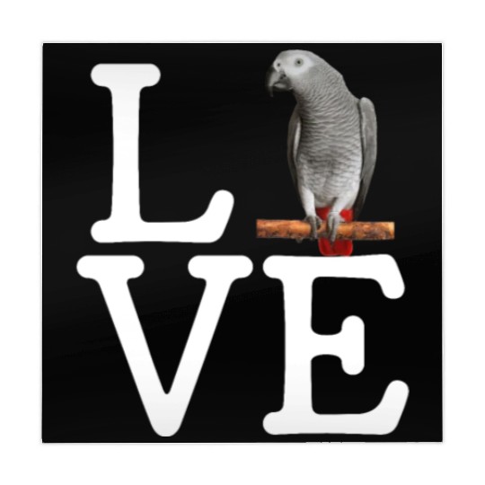 i love my grey parrot, african grey parrot Mahjong Mats