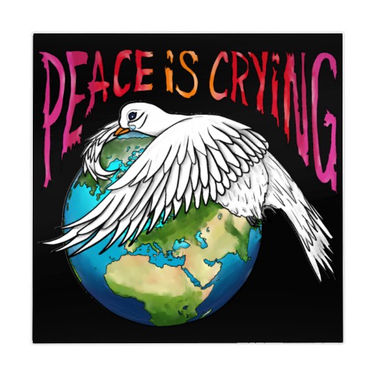 Dove Of Peace Cries Holds The Earth Peace & Cries Mahjong Mats