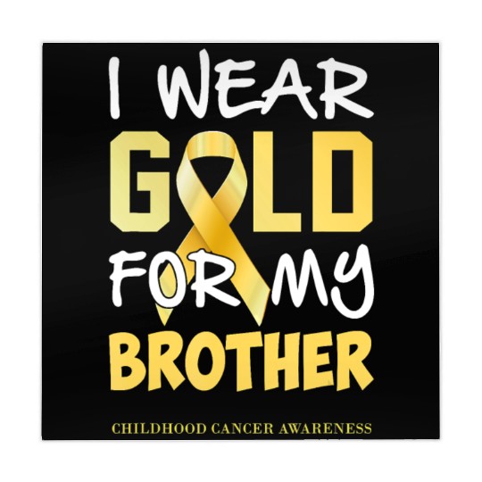 Childhood Cancer Awareness Gold For My Brother Mahjong Mats