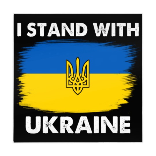 I Stand with Ukraine Ukraine Flag Mahjong Mats