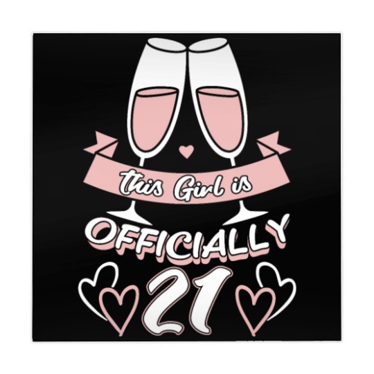 This Girl Is Officially 21 Party 21st Birthday Mahjong Mats