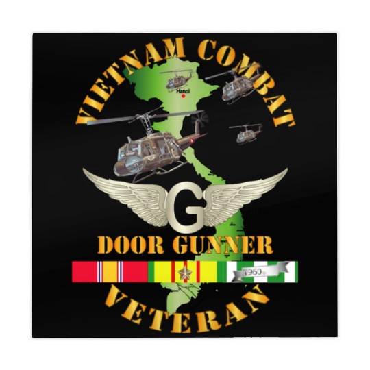 Army Vietnam Combat AVN Vet Door Gunner Air Assaul Mahjong Mats
