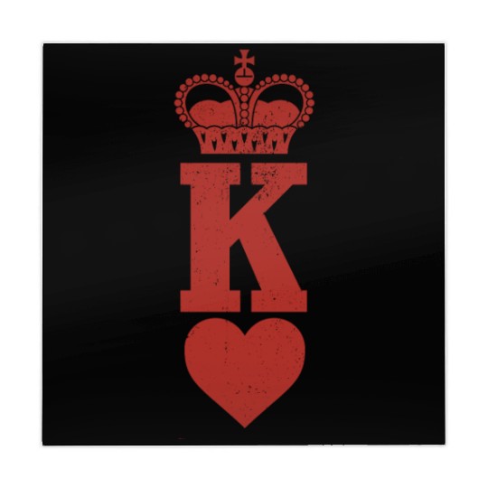 King of Hearts Crown Poker Cards Funny Gambling Mahjong Mats