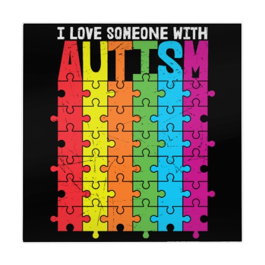 I Love Someone With Autism Mahjong Mats