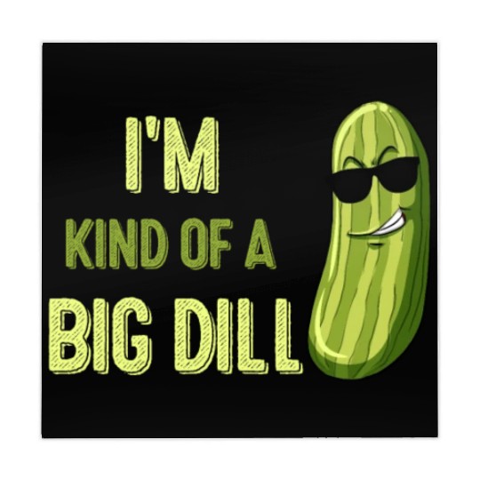Big Deal Dill Pickle Funny Slogan Mahjong Mats