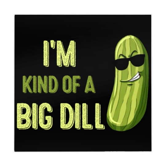 Big Deal Dill Pickle Funny Slogan Mahjong Mats
