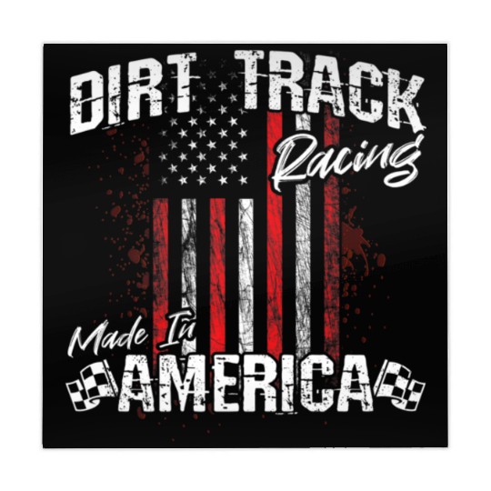 Dirt Track Racing Made In America Mahjong Mats