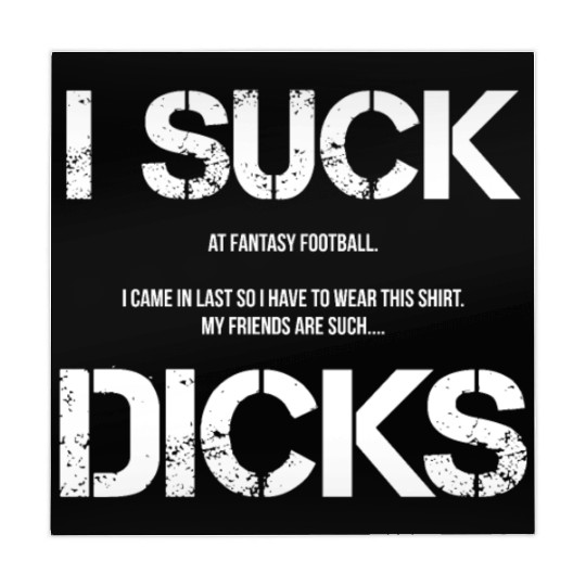 Fantasy Football Loser I Lost League Shame funny Mahjong Mats