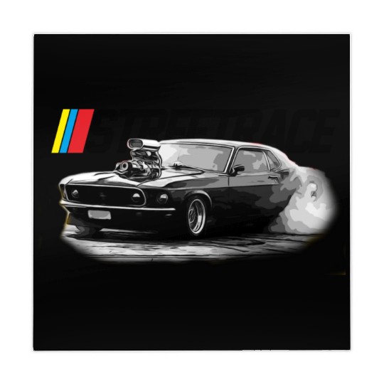 STREET RACE Muscle Car Supercharger Turbo Burnout Mahjong Mats
