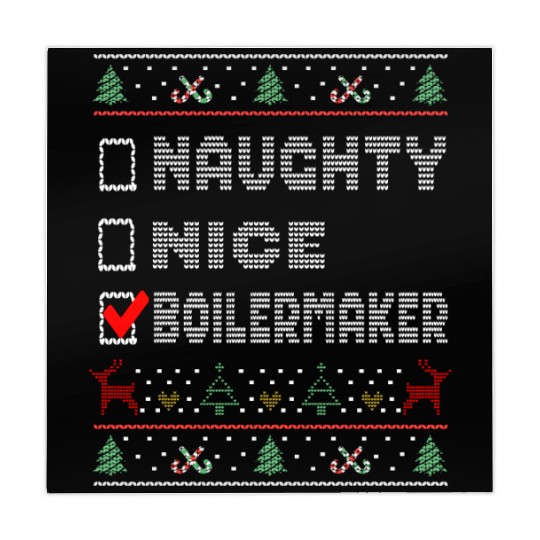 Naughty Nice Boilermaker, Matching Christmas Mahjong Mats