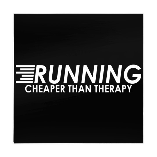 RUNNING IS CHEAPER THAN THERAPY Mahjong Mats