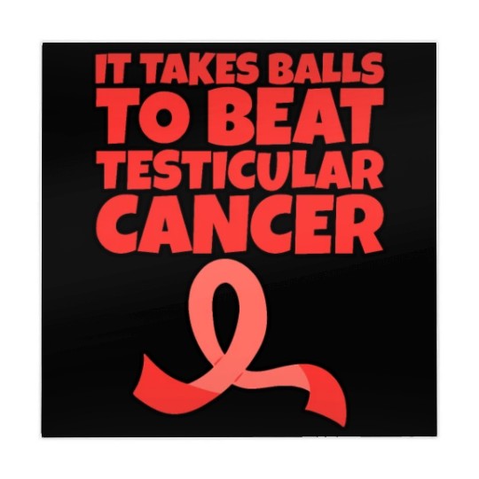 It Takes Balls To Beat Testicular Cancer Mahjong Mats