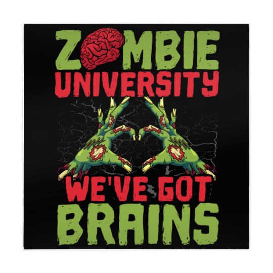 Zombie University We've Got Brains Trick Or Treat Mahjong Mats