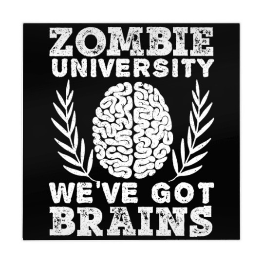 Zombie University We've Got Brains Trick Or Treat Mahjong Mats