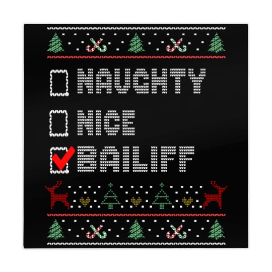 Naughty Nice Bailiff, Matching Christmas Group Mahjong Mats