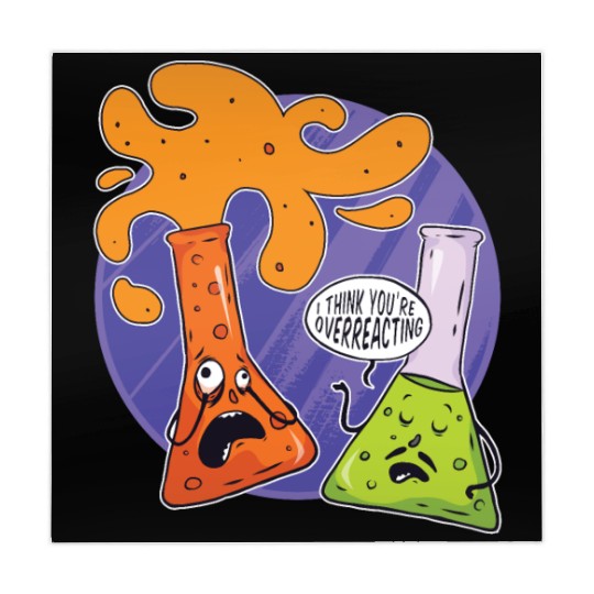 Chemistry I Think You're Overreacting Chemicals Mahjong Mats