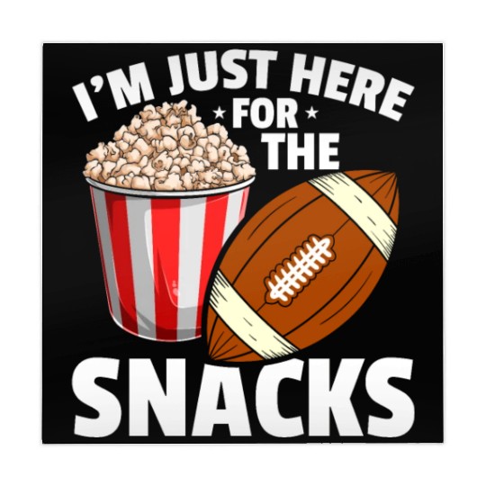 Football Popcorn Snack Food Lover Mahjong Mats