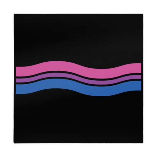 Bisexual Pride Colors LGBT Allly Support Funny Mahjong Mats