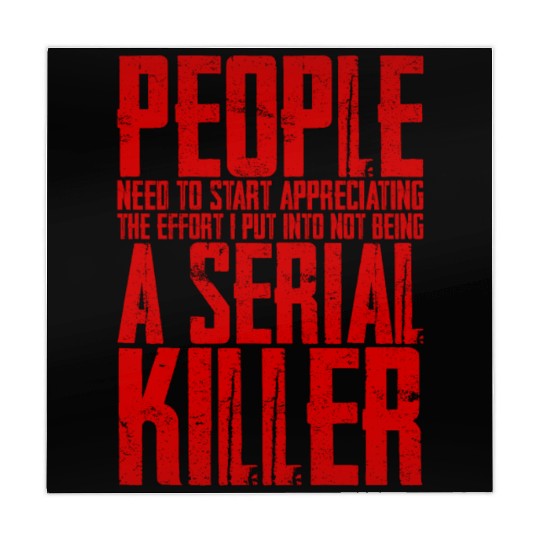 The Effort I Put Into Not Being A Serial Killer 4 Mahjong Mats