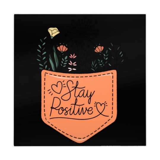 Stay positive sublimation Mahjong Mats