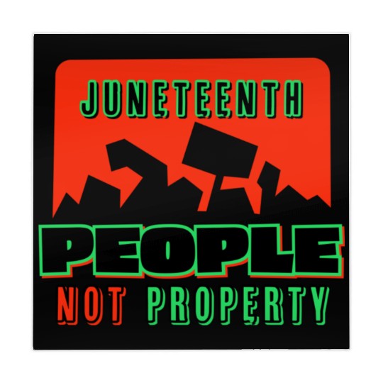 Juneteenth People Not Property Mahjong Mats