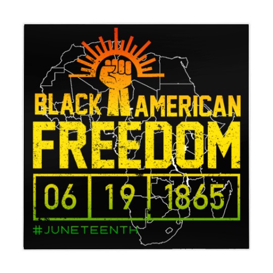 Black American Freedom Black History Juneteenth Mahjong Mats