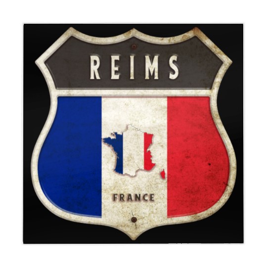Reims France coat of arms flags design Mahjong Mats