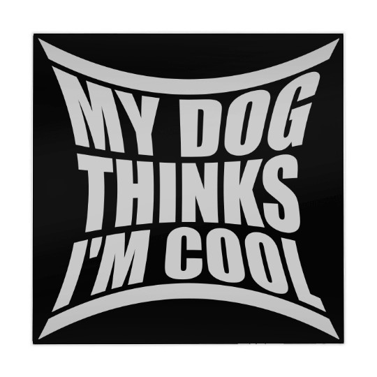 Dog thinks im cool Mahjong Mats