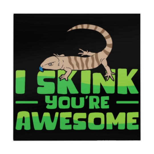 Herpetology Skink Lizard Wildlife Reptile Mahjong Mats