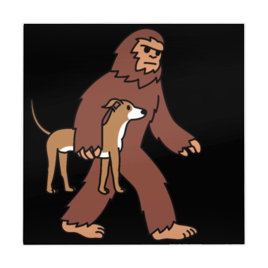 Bigfoot Sasquatch Walking Greyhound Mahjong Mats