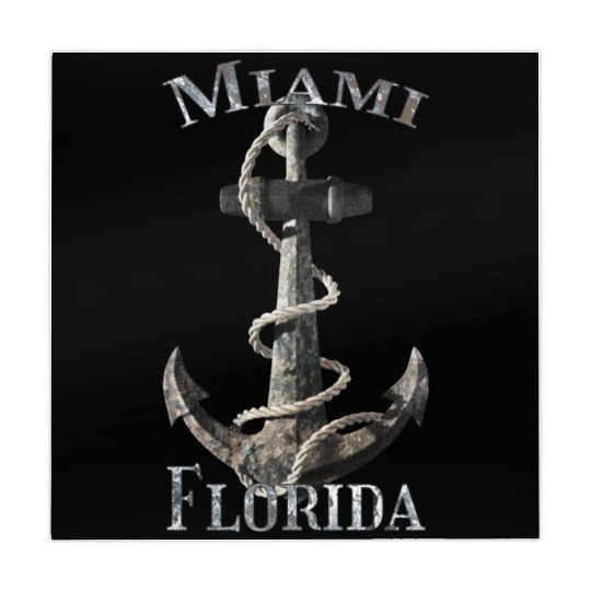 Miami Florida Nautical Anchor Sailing Mahjong Mats